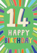 Picture of 14 HAPPY BIRTHDAY CARD
